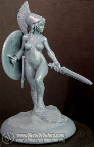 Photo: Artemis - how I painted the miniature - Tutorial