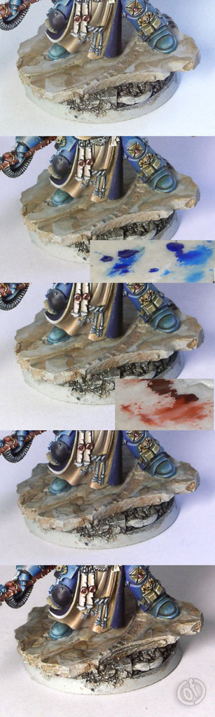 Photo: How to paint marble bases - Tutorial