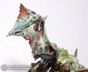 Photo: How to paint Demon Prince of Nurgle wings - Tutorial