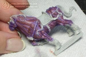 How to paint Chaos steeds or drune steeds - Tutorial Photo: How to paint Chaos steeds or drune steeds - Tutorial
