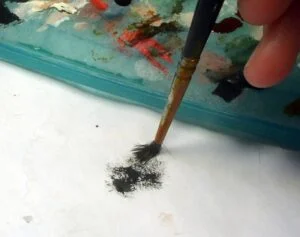 Photo: How to paint lava - tutorial - Taxxis queen of undead