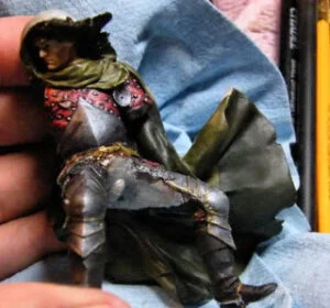 Photo: How to paint with dry pigments - Tutorial