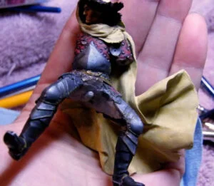 Photo: How to paint with dry pigments - Tutorial