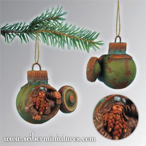 Photo: Miniature painting Christmas is coming