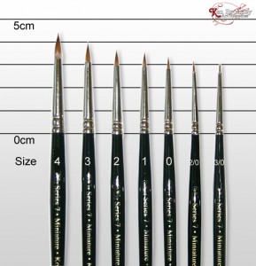 Photo: Miniature painting Christmas is coming