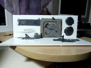 How to make Scavvy bunker - photography background (9)