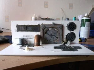 How to make Scavvy bunker - photography background (10)