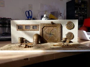 How to make Scavvy bunker - photography background (13)