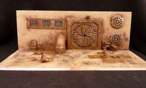 How to make Scavvy bunker - photography background (14)