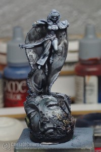How to paint Rasputina the Ice Witch (Alternative) - tutorial