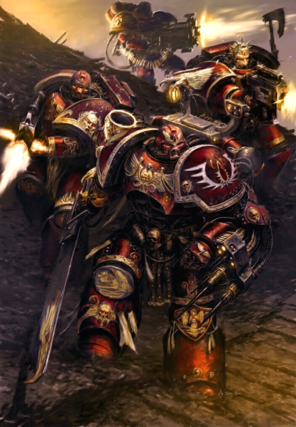 Blood Angels Contemptor dreadnought - inspiration
