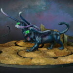 Animal tamer and beasts