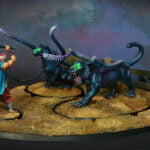 Animal tamer and beasts