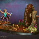 Knife Thrower with Assistant