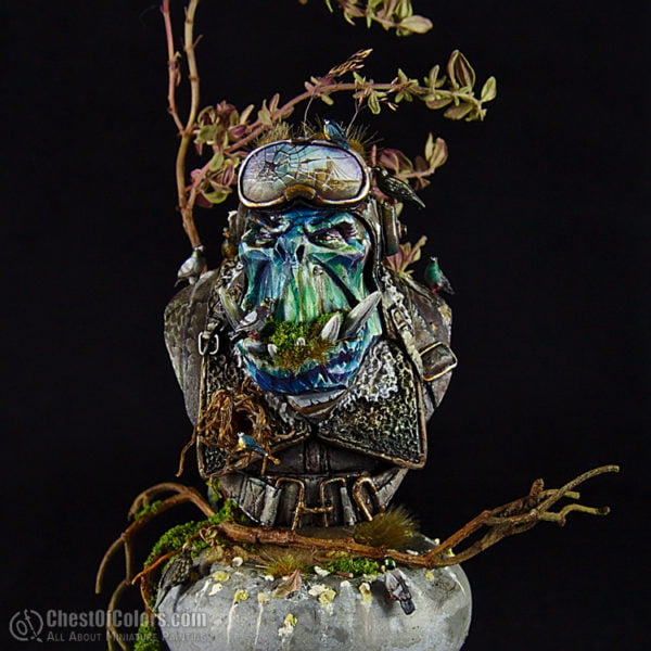 Orc Pilot Bust