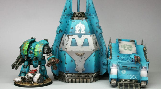 Painting Alpha Legion Armour