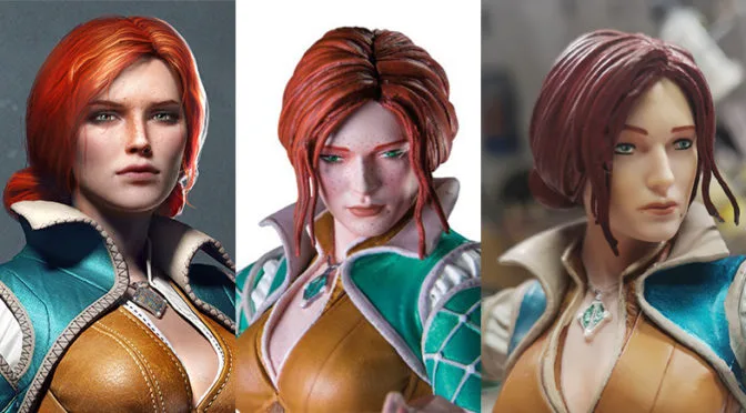 “Fourteenth of the Hill” – Repainting Triss Merigold, part 1