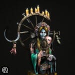 Babayagha, the Black Mother painted by Anna "Ańa" Machowska, 2020