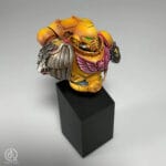 Imperial Fists Space Marine bust