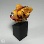 Imperial Fists Space Marine bust