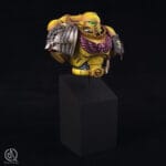 Imperial Fists Space Marine bust