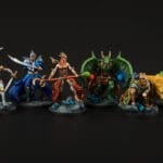 Mage Knight - alternative models (front view)