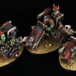 Ork Bosses on Blitzbikes