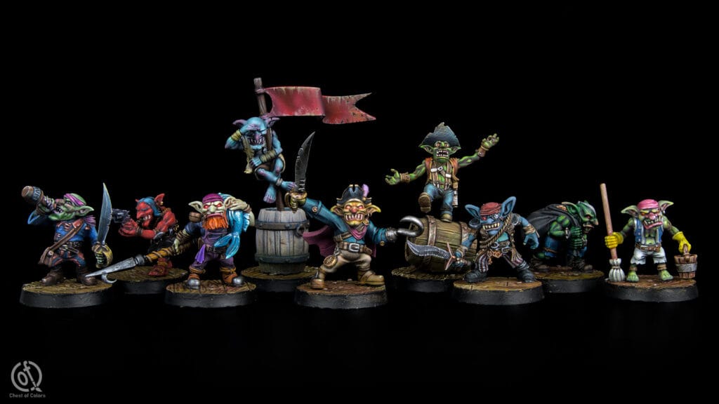Gobs Pirates crew [StationForge], painted for Nova Open Charitable Foundation