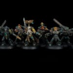 Grimdark Space Wolves army (Blackmanes company): Grey Hunters