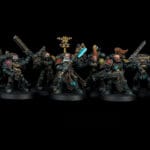 Grimdark Space Wolves army (Blackmanes company): Grey Hunters