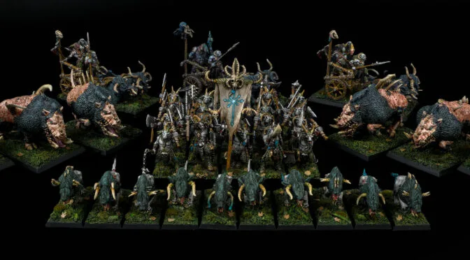 Painted Beastmen Brayherds invade the Old World