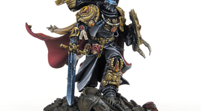 Blood Angels commander (converted Lion El Jonson)