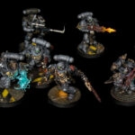 Painted Space Wolves Kill Team [Games Workshop]