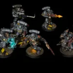 Painted Space Wolves Kill Team [Games Workshop]